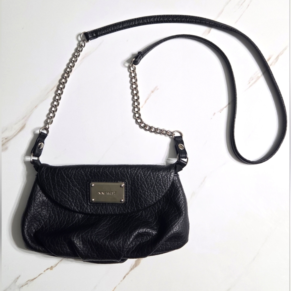 Nine West Black Crossbody Bag Sleek Durable Design
